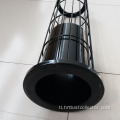 hindi kinakalawang na asero dust filter bag cage na may venturi